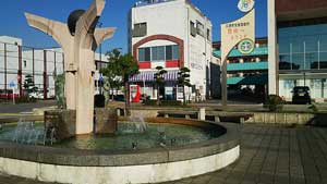 中央駅の噴水