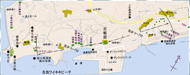 地域委情報・吉良海岸地図