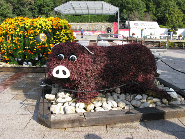 豚のトピアリー