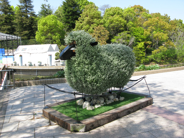羊のトピアリー