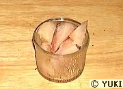 煮桃で作るシャーベット
