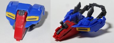 ZETA GUNDAM、胸部完成