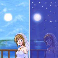 夜のベールに包まれる:Ar