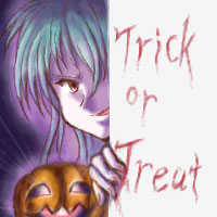 トリックアート的ハロウィン:O