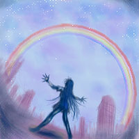 太陽を背にして:O