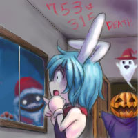 サンタが窓にやってきた:Ar