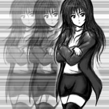 白と黒のコントラスト