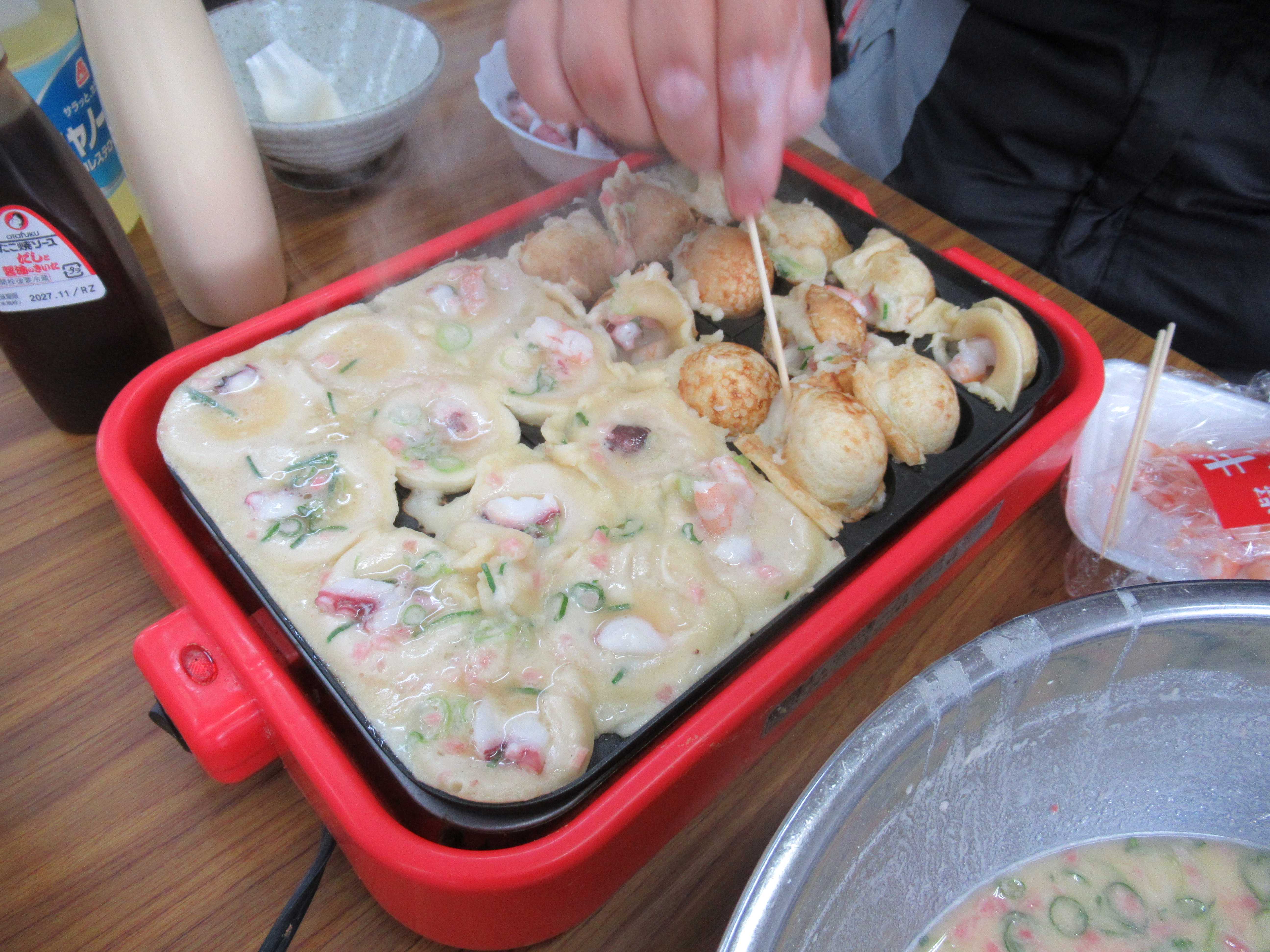 たこ焼き中