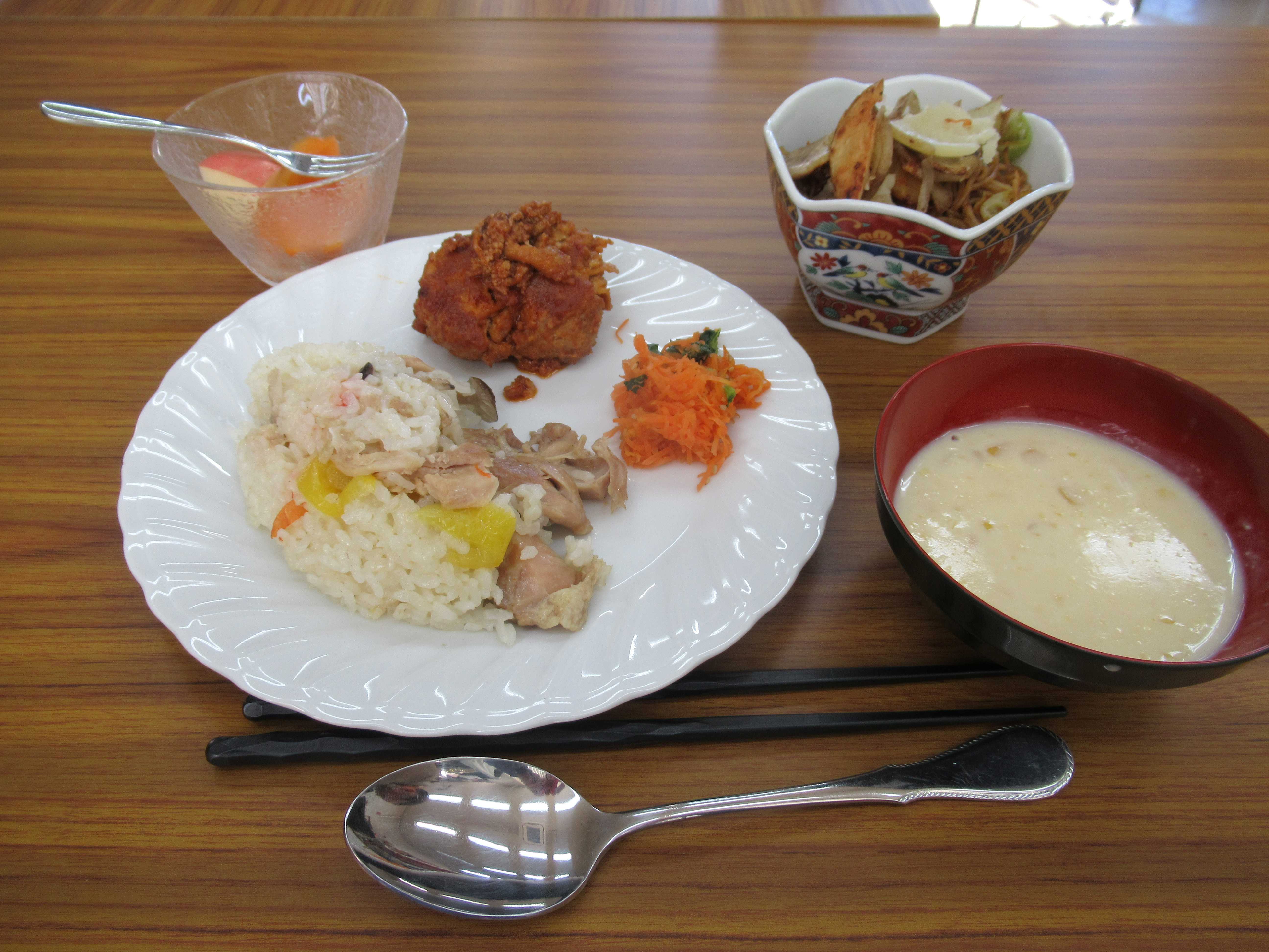 手作りのお昼ごはん