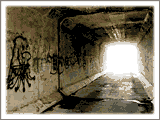産業道路下のトンネル