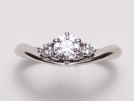 PT ダイヤ 0.305ct リング