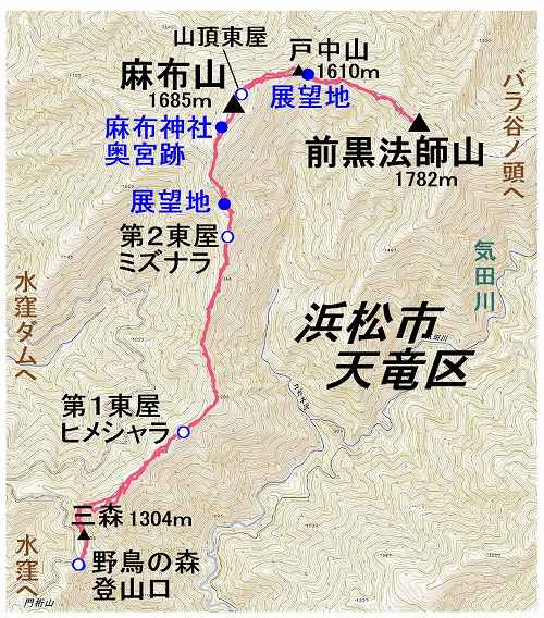 麻布山マップ