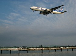 RW36着陸進入中