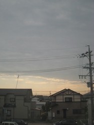 自宅窓から