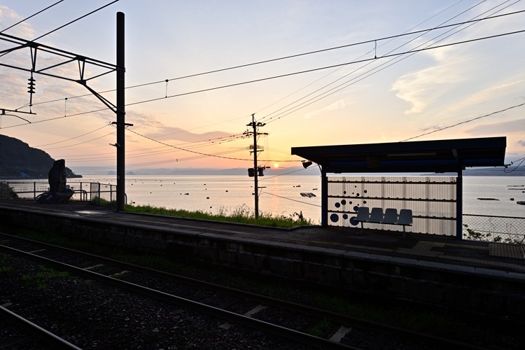 錦江湾からの日の出 錦江湾からの日の出